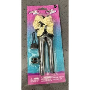 Fashion Doll Pants Suit outfit Black Shoes &‎ Purse Clone Poupee Mod Fits Barbie
